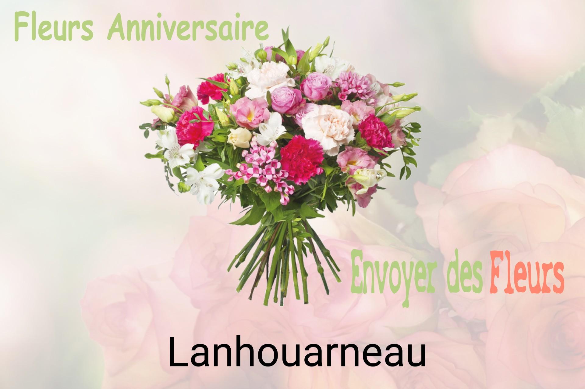 Bouquet de fleurs d’anniversaire livré à Lanhouarneau