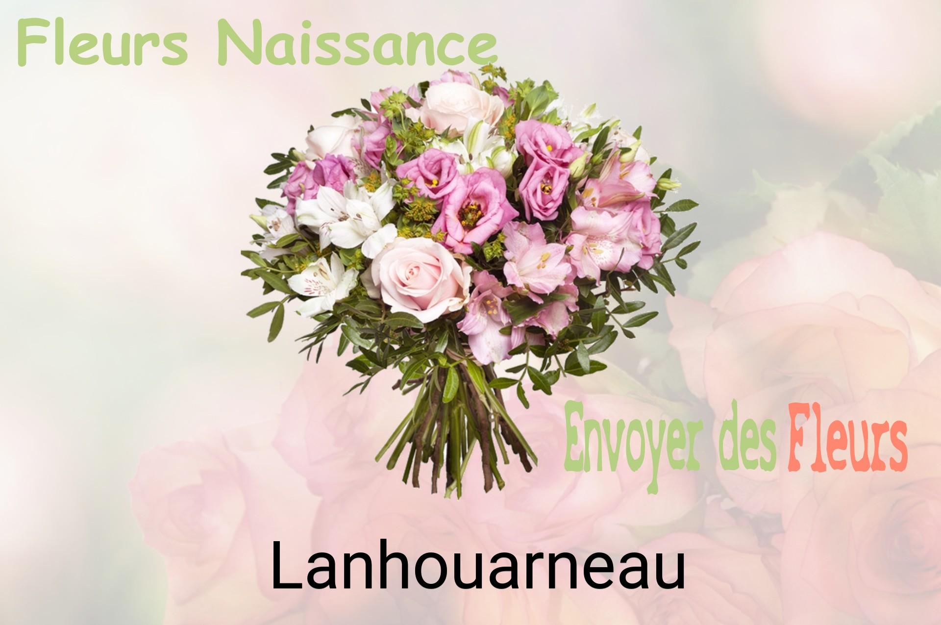 Bouquet de fleurs de naissance livré à Lanhouarneau